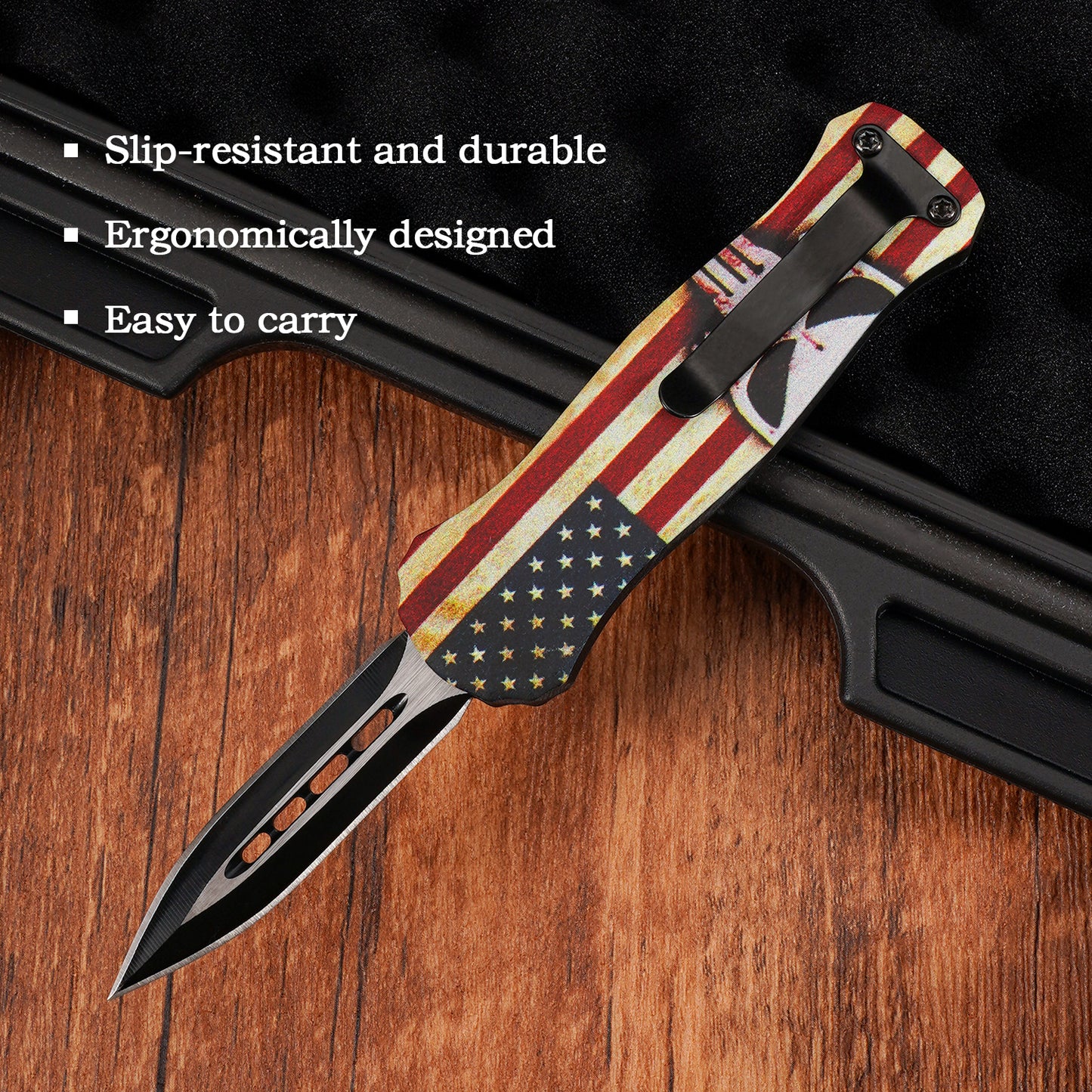 OTF Tactical Knife – American Flag Edition