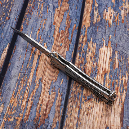Balisong Butterfly Knife – Silver